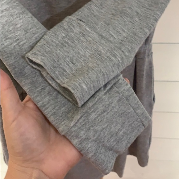 🌸2/$25 Michael Stars Grey Super Soft Long-sleeve Mini Dress - Picture 8 of 8